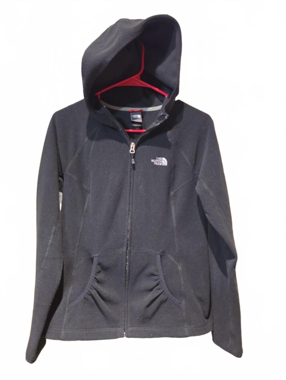 The North Face Women’s Fleece Full Zip Hooded Jacket  Black  Medium